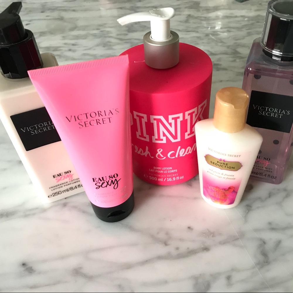 Victoria Secret lotions and body splash